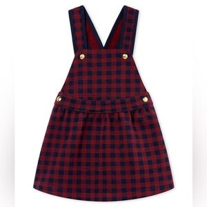 Plaid Pinafore Dress for Kids